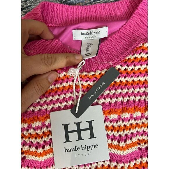 Haute Hippie NWT set skirt and top size L - Picture 2 of 7